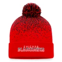 Zimná čiapka Fanatics Iconic Gradiant Iconic Gradiant Beanie Cuff with Pom Chicago Blackhawks